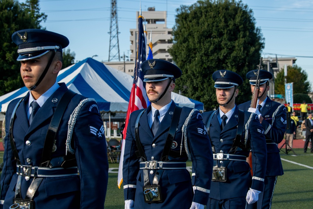 Yokota Air Base Honor Guard at the 45th Kanto Plains Special Olympics