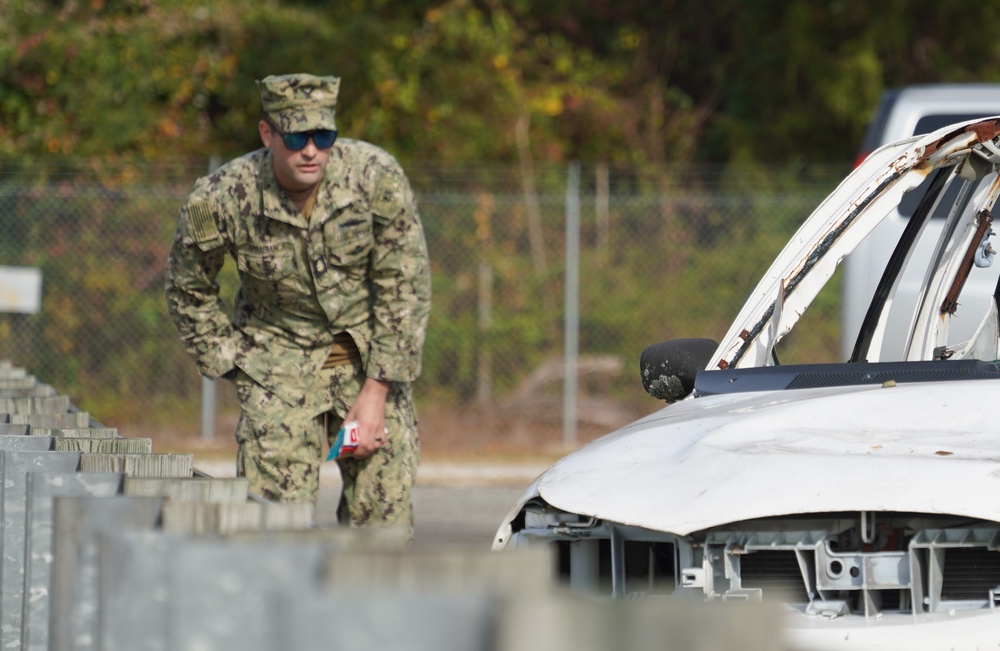 Expeditionary Warfare training onboard Naval Weapons Station Yorktown