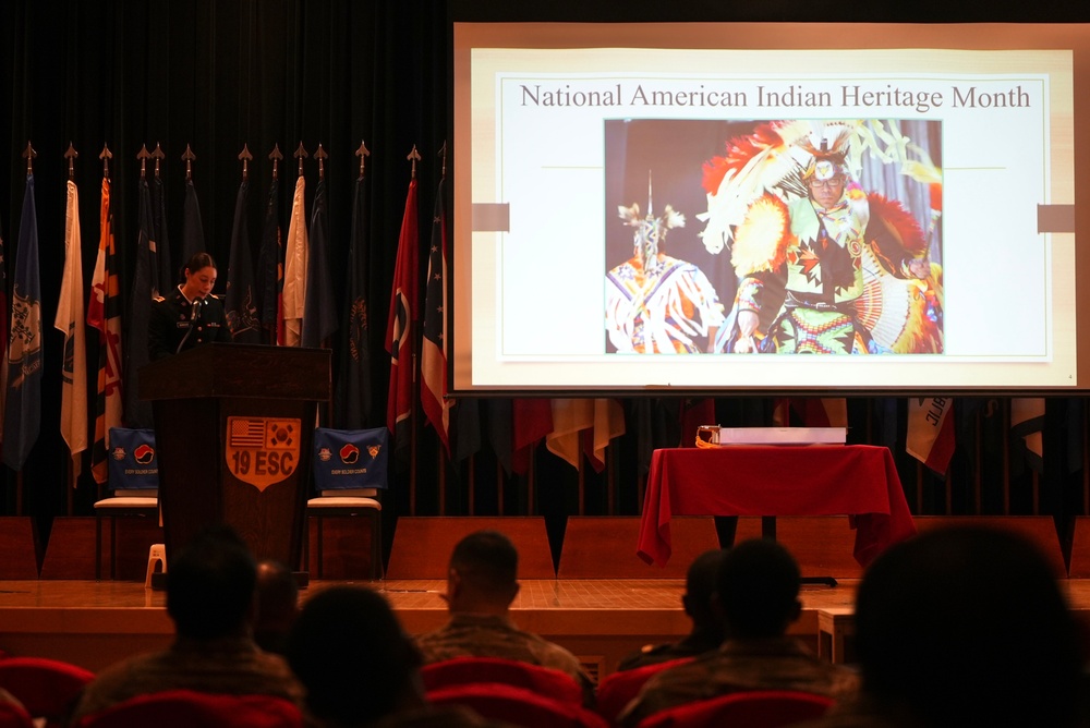 National American indian Heritage Month at 6th ORD