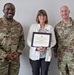 LRC Wiesbaden LN Employee recognized by 405th AFSB command team for excellence