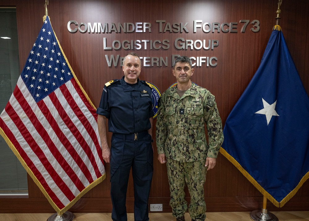 Commander, United Kingdom Carrier Strike Group Visits COMLOG WESTPAC, November 18, 2024