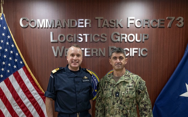 Commander, United Kingdom Carrier Strike Group Visits COMLOG WESTPAC, November 18, 2024