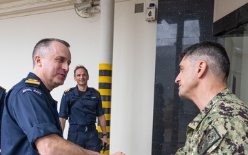 Commander, United Kingdom Carrier Strike Group Visits COMLOG WESTPAC, November 18, 2024