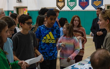 NAVFAC EURAFCENT Sparks Career Inspiration at Naples Middle High School College and Career Fair