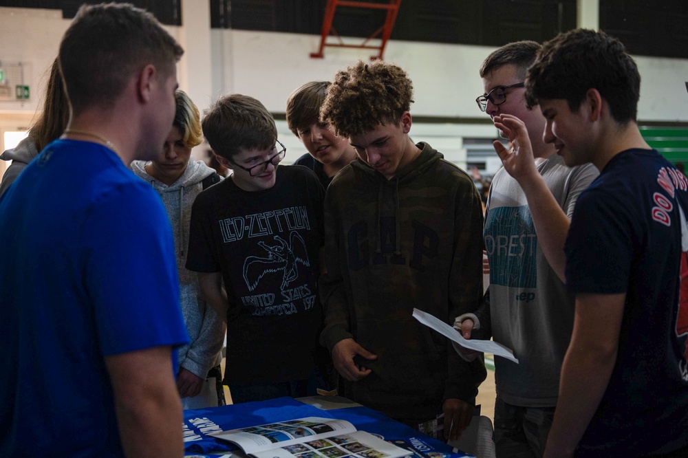 NAVFAC EURAFCENT Sparks Career Inspiration at Naples Middle High School College and Career Fair