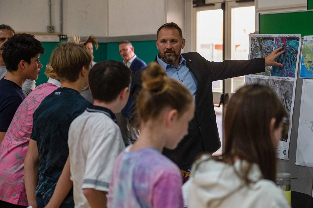 NAVFAC EURAFCENT Sparks Career Inspiration at Naples Middle High School College and Career Fair