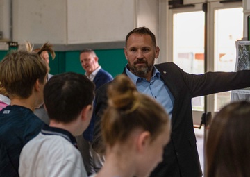 NAVFAC EURAFCENT Sparks Career Inspiration at Naples Middle High School College and Career Fair