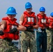 Michael Murphy conducts a fueling-at-sea with Abraham Lincoln