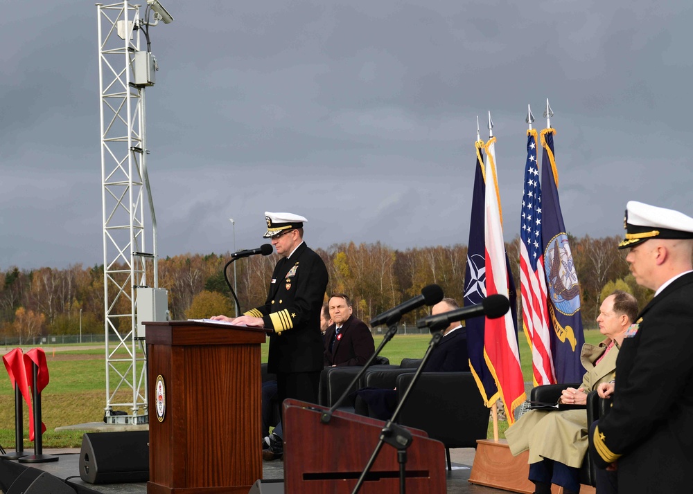 Aegis Ashore Missile Defense System Transfer of Authority