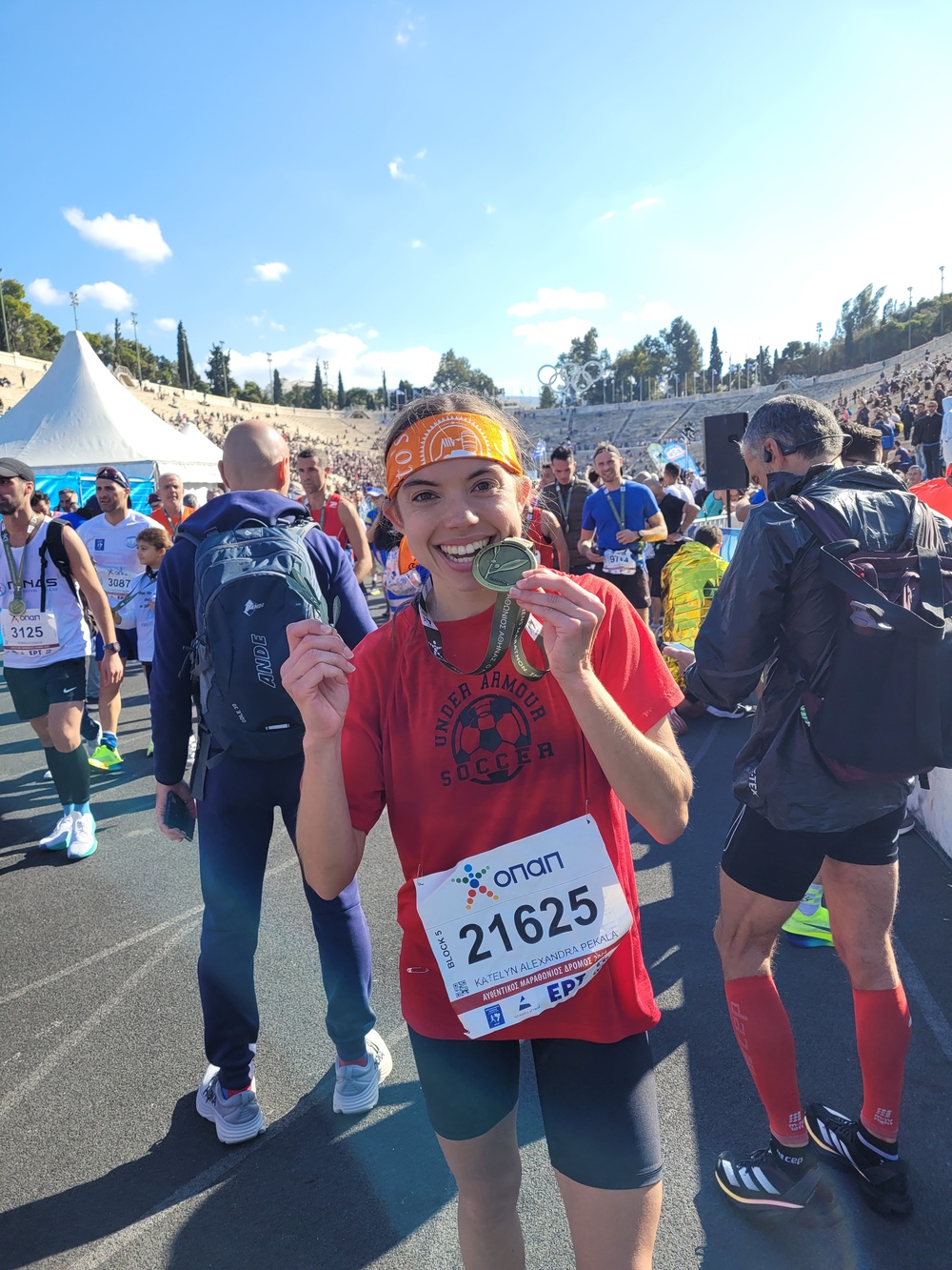 PWD Souda Bay’s Lt. Katy Pekala Triumphs in Athens: Smashing Personal Records at Historic Marathon