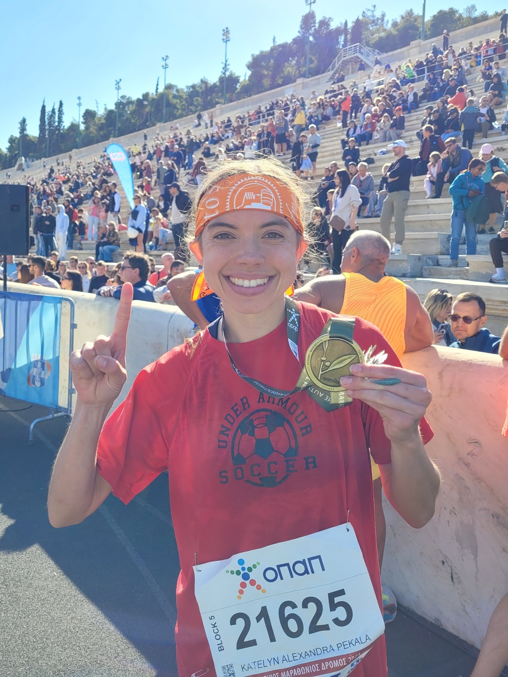 PWD Souda Bay’s Lt. Katy Pekala Triumphs in Athens: Smashing Personal Records at Historic Marathon