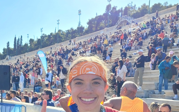 PWD Souda Bay’s Lt. Katy Pekala Triumphs in Athens: Smashing Personal Records at Historic Marathon
