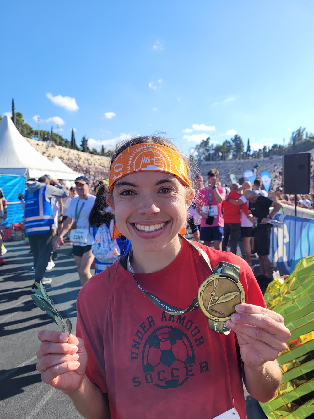 PWD Souda Bay’s Lt. Katy Pekala Triumphs in Athens: Smashing Personal Records at Historic Marathon