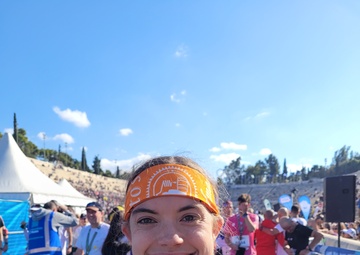 PWD Souda Bay’s Lt. Katy Pekala Triumphs in Athens: Smashing Personal Records at Historic Marathon