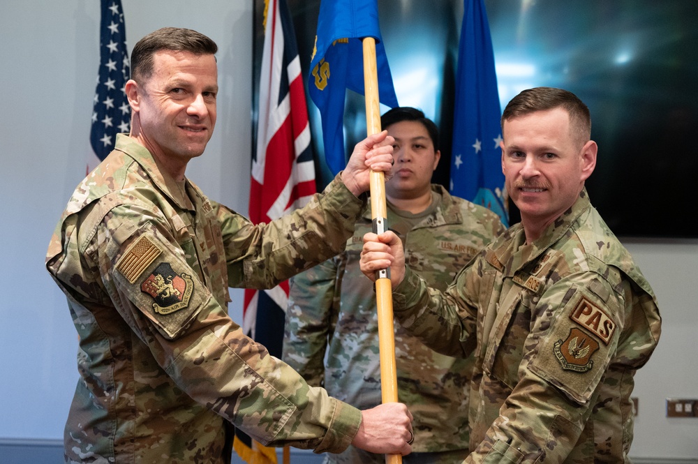 422nd ABS deactivation and 422nd FSS activation ceremony