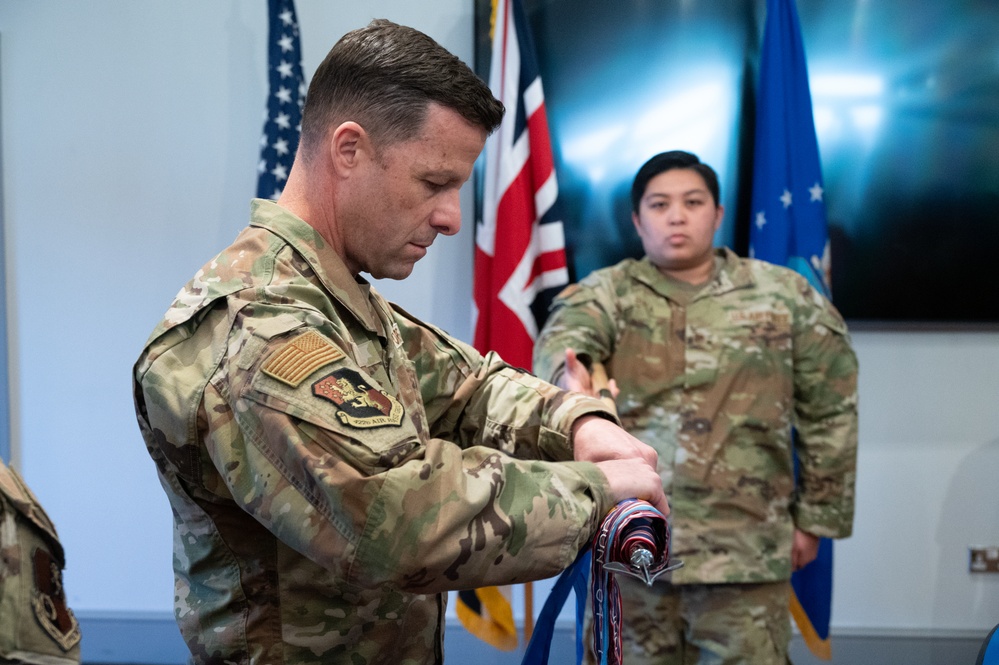 422nd ABS deactivation and 422nd FSS activation ceremony