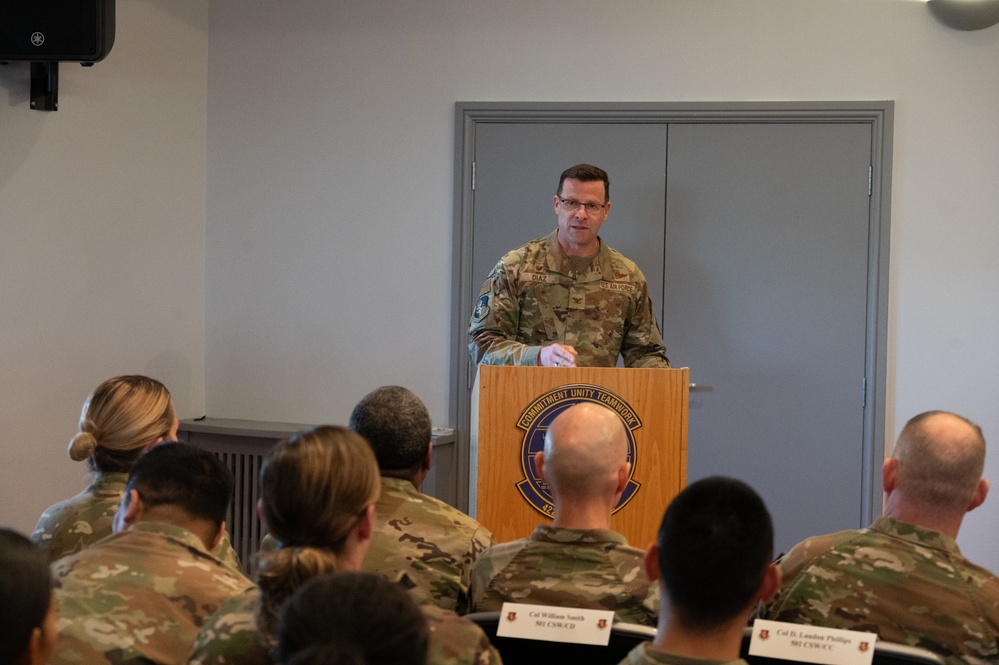 422nd ABS deactivation and 422nd FSS activation ceremony