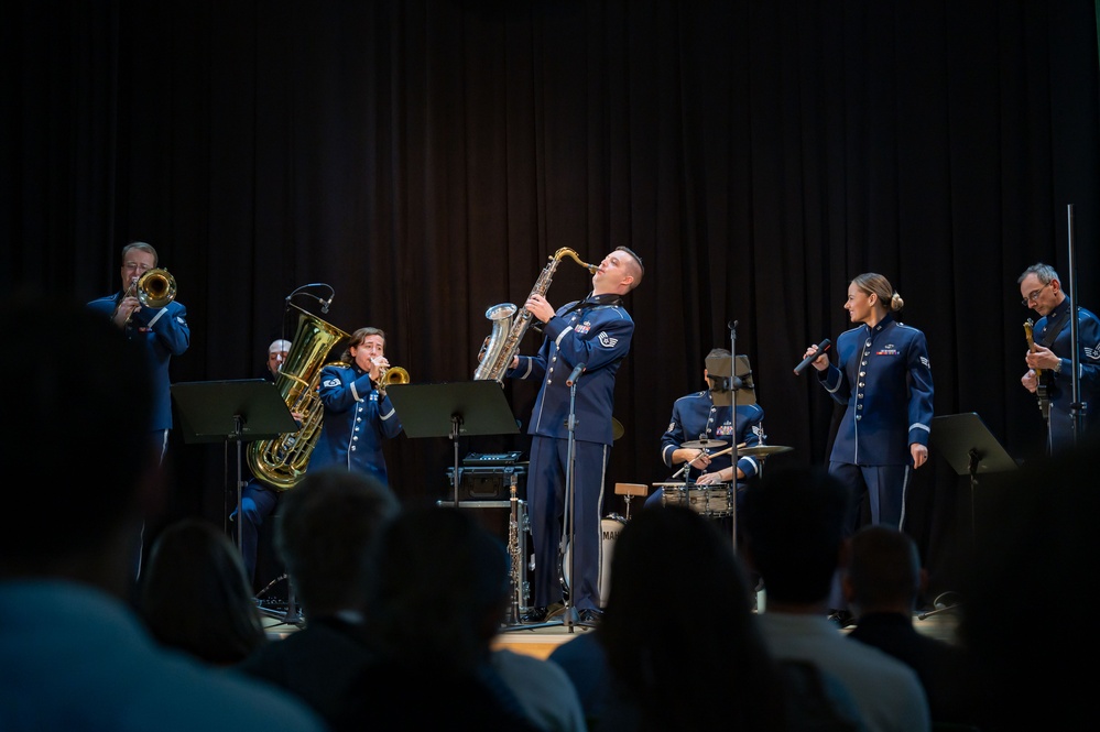 USAFE-AFAFRICA Band, Latvian National Guard Orchestra builds community in combined marching band