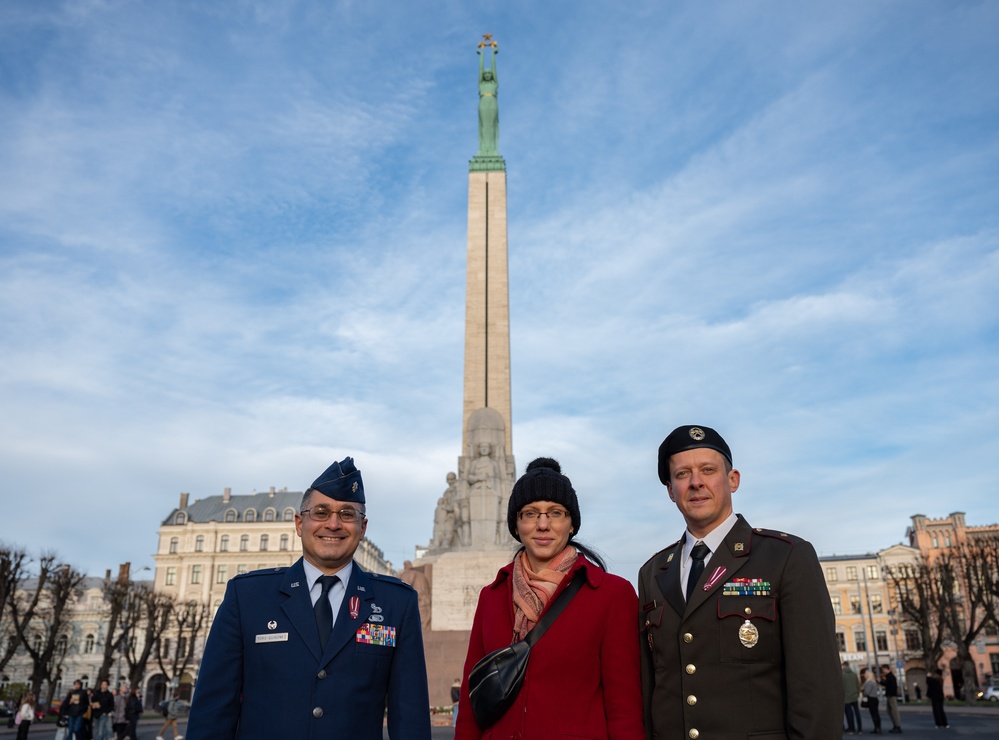 USAFE-AFAFRICA Band, Latvian National Guard Orchestra builds community in combined marching band