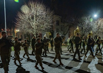 USAFE-AFAFRICA Band, Latvian National Guard Orchestra builds community in combined marching band