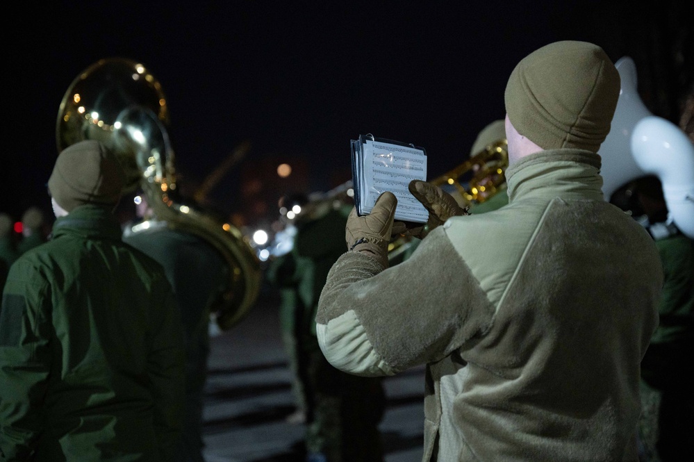 USAFE-AFAFRICA Band, Latvian National Guard Orchestra builds community in combined marching band