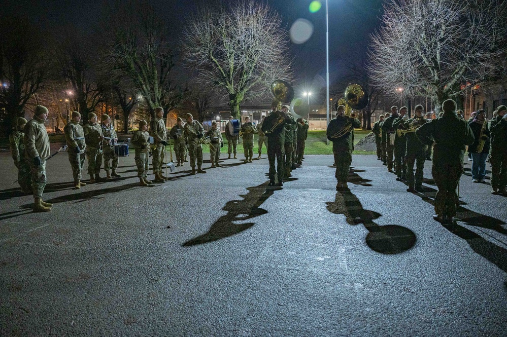 USAFE-AFAFRICA Band, Latvian National Guard Orchestra builds community in combined marching band