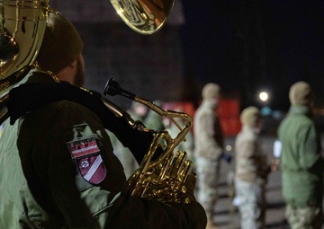 USAFE-AFAFRICA Band, Latvian National Guard Orchestra builds community in combined marching band