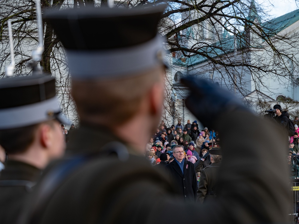 USAFE-AFAFRICA Band, Latvian National Guard Orchestra builds community in combined marching band