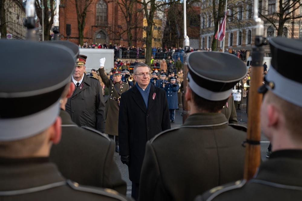 USAFE-AFAFRICA Band, Latvian National Guard Orchestra builds community in combined marching band