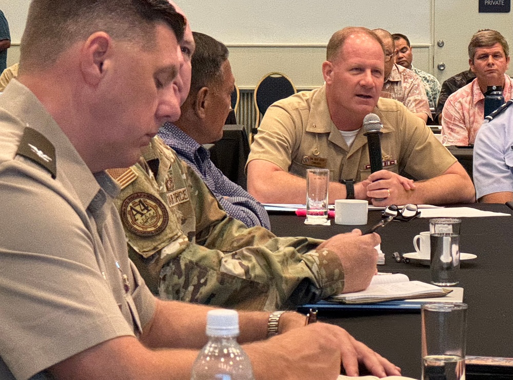 CNMI, military leaders gather for Stakeholders Meeting in Saipan