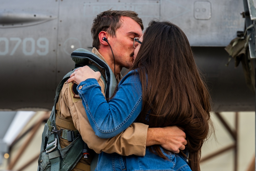 510th Fighter Squadron pilots return from deployment