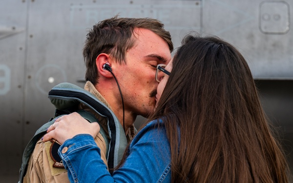 510th Fighter Squadron pilots return from deployment