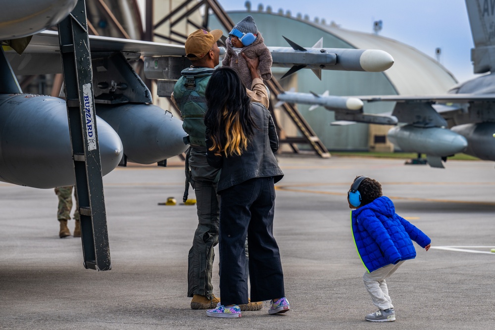 510th Fighter Squadron pilots return from deployment