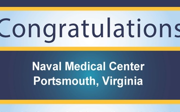 NAVAL MEDICAL CENTER PORTSMOUTH RECEIVES NATIONAL RECOGNITION FOR MERITORIOUS OUTCOMES FROM THE AMERICAN COLLEGE OF SURGEONS