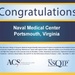 NAVAL MEDICAL CENTER PORTSMOUTH RECEIVES NATIONAL RECOGNITION