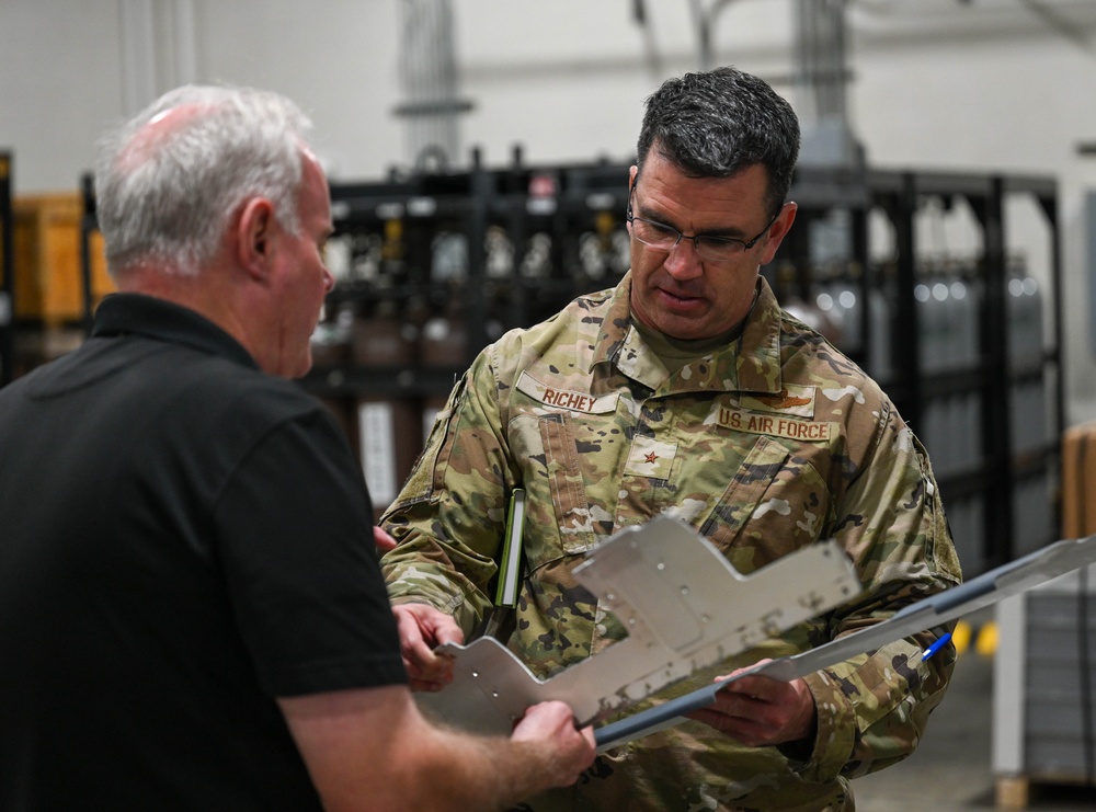 Brig. Gen. Richey visits Ellsworth Air Force Base