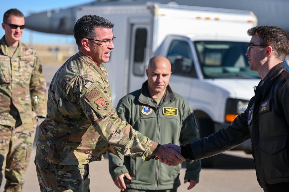 Brig. Gen. Richey visits Ellsworth Air Force Base