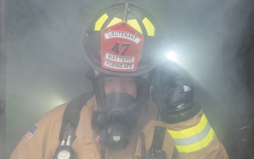 778th CES conducts live structural fire training