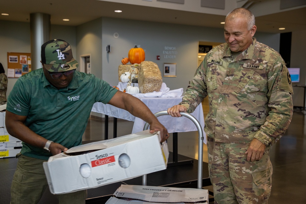 Alabama Guard receives turkey donation from Sysco