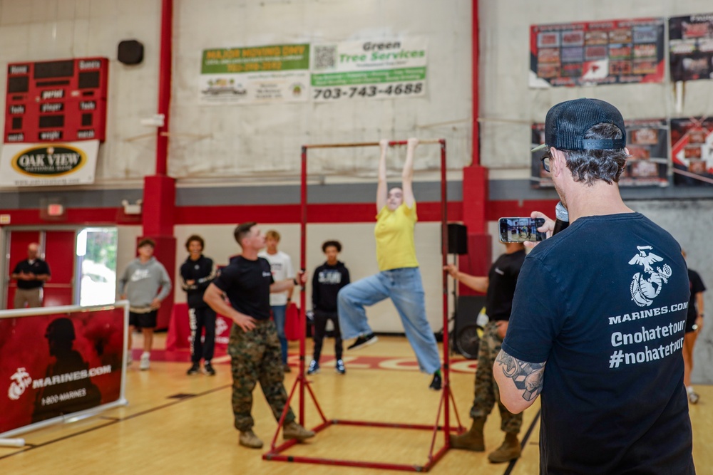 RECRUITING STATION, FREDERICK, WARRENTON, VIRGINIA, ASA, NO HATE TOUR