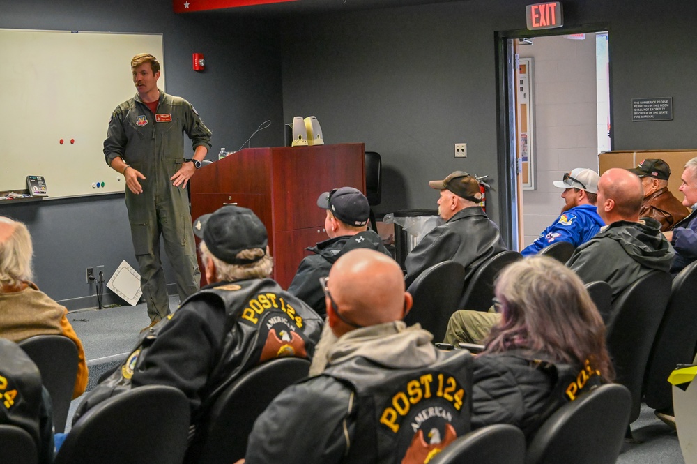 104th Fighter Wing hosts individual community members and Barnes Air National Guard Base alumni for base tour