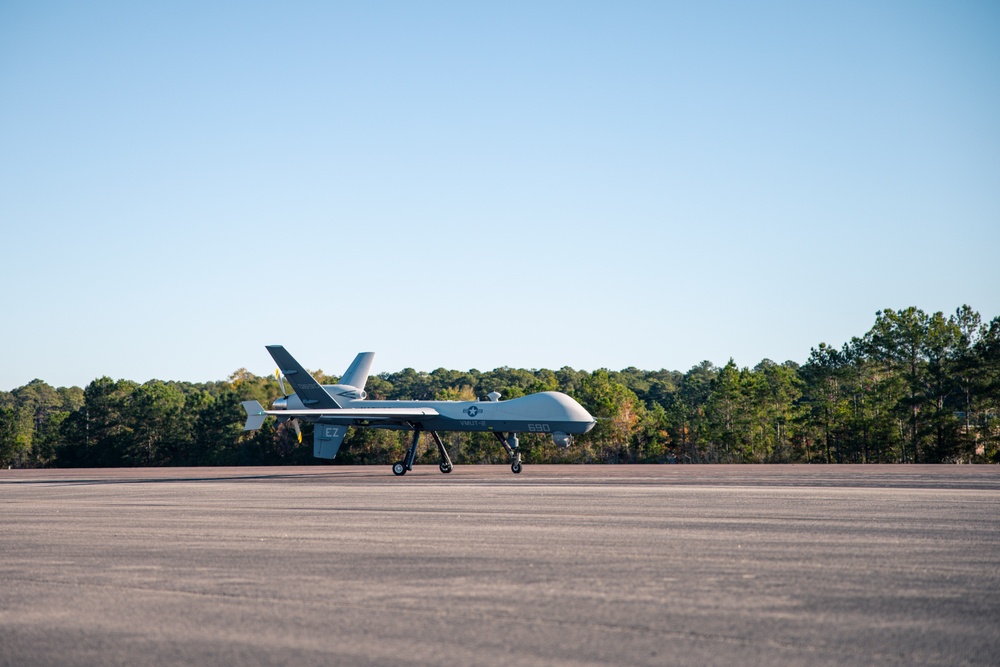 Marine Unmanned Aerial Vehicle Training Squadron 2 conducts first flight