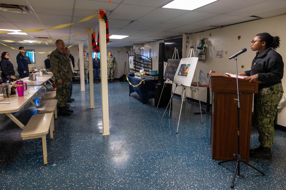 USS Bataan Holds Native American Month Celebration