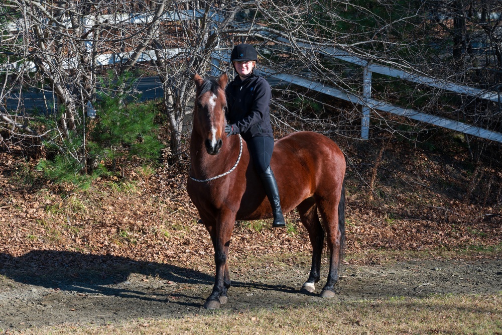 TMO Airman Not Horsing Around