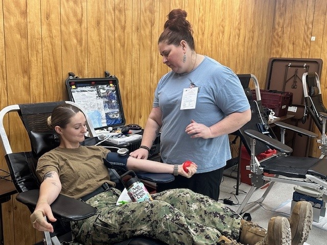 Keesler Blood Donor Center Hosts Drive for Bougainville Sailors