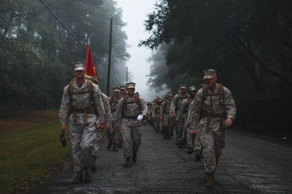 Marine Corps Birthday Hike at MCAS Beaufort