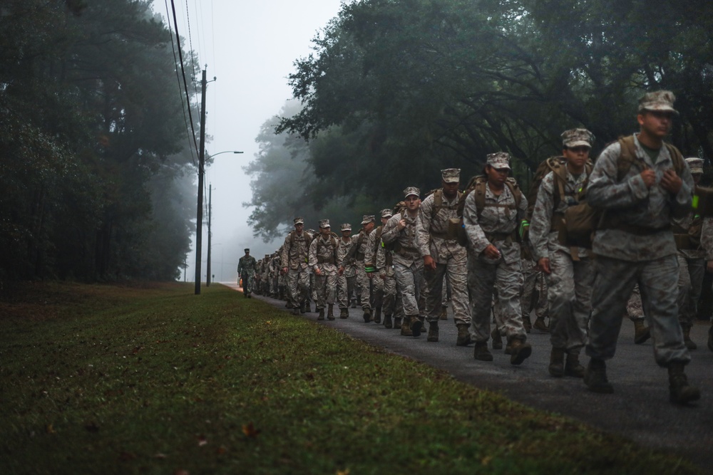 Marine Corps Birthday Hike at MCAS Beaufort