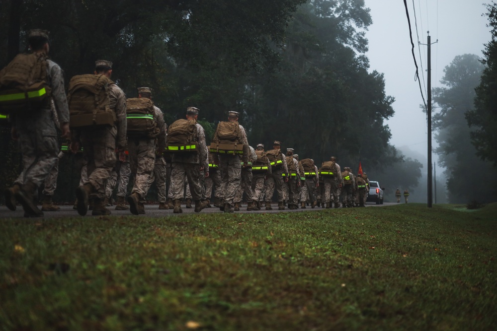 Marine Corps Birthday Hike at MCAS Beaufort