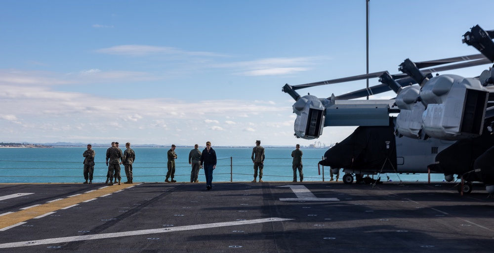 USS Wasp Departs Rota, Spain