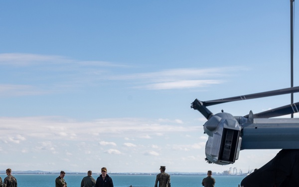 USS Wasp Departs Rota, Spain